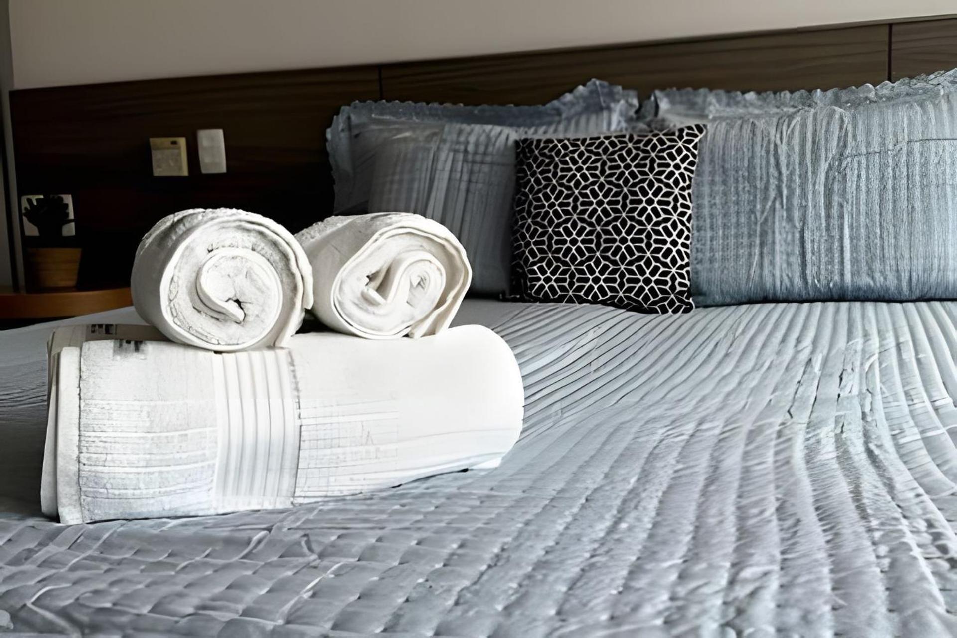 Apartamento Flat Com Vista De Cinema Da Barra Da Tijuca - 5 Min Da - Ar Condicionado, Portaria 24h, Wi-fi 500 Mbps Rio de Janeiro